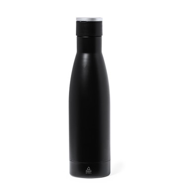 Datiford - Bidon Thermique Acier Inox Recyclé. 500 ml, Bloc Polyester 