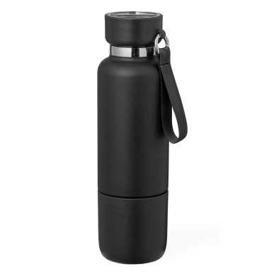 Flautrok - 500 ml. Trinkbecher PP 300 ml. Schlüsselband Inklusive | Ro