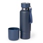 Flautrok - 500 ml. Trinkbecher PP 300 ml. Schlüsselband Inklusive | Rostfreier Stahl