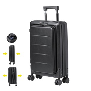 Dopkin - Starre. 4 Drehende Räder. Gepolsterte Laptoptasche. TSA Siche
