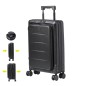 Dopkin - Starre. 4 Drehende Räder. Gepolsterte Laptoptasche. TSA Sicherheitsverschluss | ABS