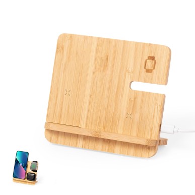 Hamsy - Drahtlos 15W | Bambus