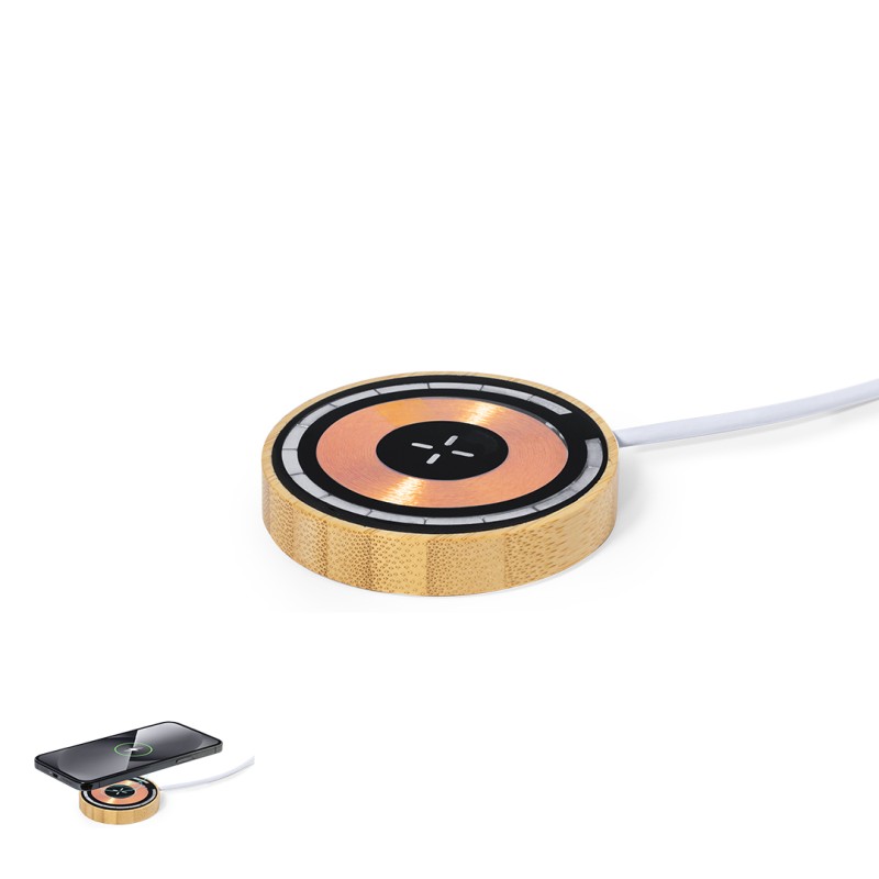 Ming - Drahtlos 15W. Magnetisch | Bambus Ming - Drahtlos 15W. Magnetisch | Bambus