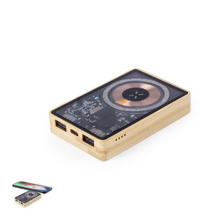 Dominik - Drahtlos 15W. Magnetisch. 5000 mAh. Typ C Ausgänge und Einga