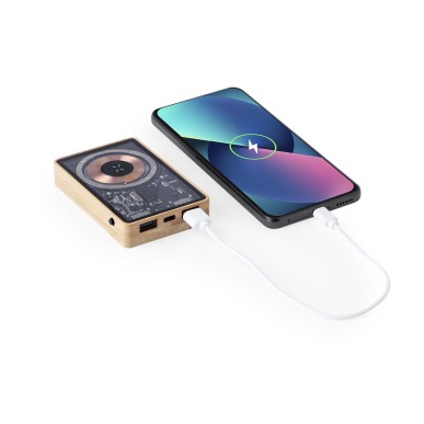 Dominik - Drahtlos 15W. Magnetisch. 5000 mAh. Typ C Ausgänge und Einga