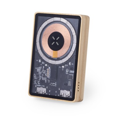 Dominik - Drahtlos 15W. Magnetisch. 5000 mAh. Typ C Ausgänge und Einga