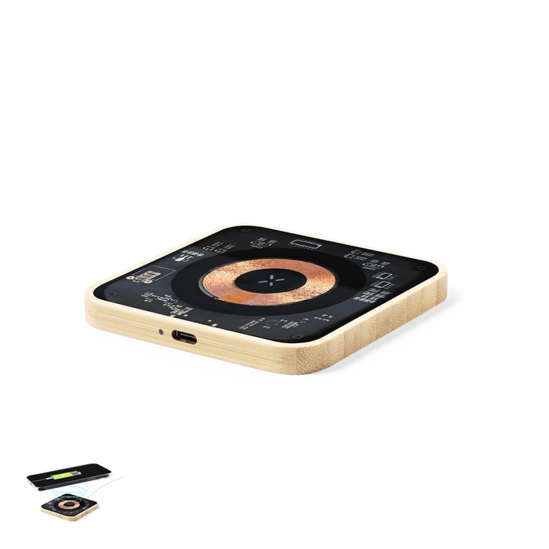 Gaussian - Drahtlos 15W | Bambus