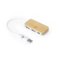 Zurk - 1 Typ C Hub. 2 Hubs USB 2.0 | Reclycling Aluminium/ Bambus Zurk - 1 Typ C Hub. 2 Hubs USB 2.0 | Reclycling Aluminium/ Bambus