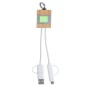 Desak - Anschluss Micro USB, Typ C und Lightning 5V DC 2.4A | Reclycling Aluminium/ Bambus Desak - Anschluss Micro USB, Typ C und Lightning 5V DC 2.4A | Reclycling Aluminium/ Bambus