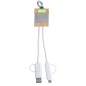 Desak - Anschluss Micro USB, Typ C und Lightning 5V DC 2.4A | Reclycling Aluminium/ Bambus Desak - Anschluss Micro USB, Typ C und Lightning 5V DC 2.4A | Reclycling Aluminium/ Bambus