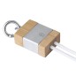 Desak - Anschluss Micro USB, Typ C und Lightning 5V DC 2.4A | Reclycling Aluminium/ Bambus Desak - Anschluss Micro USB, Typ C und Lightning 5V DC 2.4A | Reclycling Aluminium/ Bambus