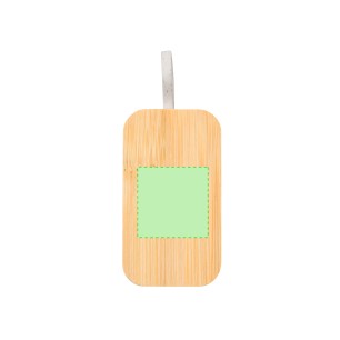 Flow - 1 Typ C Hub. 2 Hubs USB 2.0 | Weizenstroh/ ABS/ Bambus