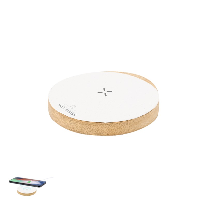 Panther - Drahtlos 15W | Recycelte Milchkartons/ Bambus Panther - Drahtlos 15W | Recycelte Milchkartons/ Bambus