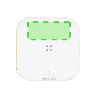 Sucrep - Drahtlos 15W. 1 Salida USB y 1 Salida Tipo C | Recycelte Milchkartons/ Bambus