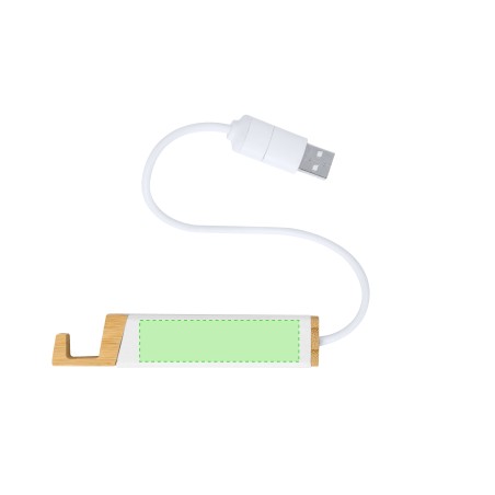 Kartip - 1 Typ C Hub. 2 Hubs USB 2.0 | Recycelte Milchkartons/ Bambus