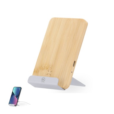 Dimitry - Drahtlos 15W | Bambus/ Reclycling Aluminium