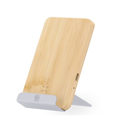 Dimitry - Drahtlos 15W | Bambus/ Reclycling Aluminium