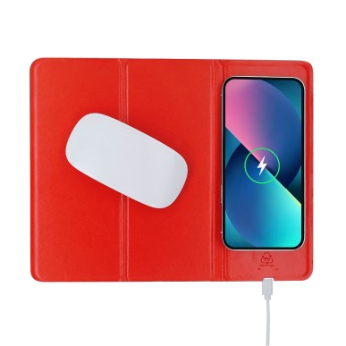 Dangox - Drahtlos 10W. Faltbar. Rutschfest | Reclycling PU/ Wildleder