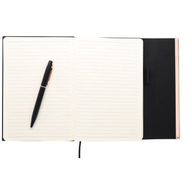 Kassex - Notizblock Reclycling PU. Hardcover-Abdeckung. 80 Blätter. Re