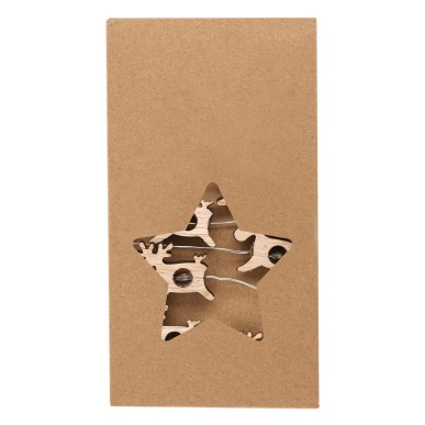 Plentox - 20 Leds. 2 AA Batterien Nicht im Lieferumfang | Holz