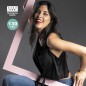 T-Shirt Femme  avec impression publicitaire Slem