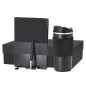 Mirka - Bidon Thermique Acier Inox, 470 ml. Bloc PU, Couverture Flexible. 100 Feuilles. Roller Aluminium