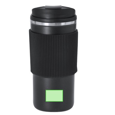 Mirka - Bidon Thermique Acier Inox, 470 ml. Bloc PU, Couverture Flexib