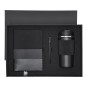 Mirka - Bidon Thermique Acier Inox, 470 ml. Bloc PU, Couverture Flexible. 100 Feuilles. Roller Aluminium