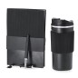 Mirka - Bidon Thermique Acier Inox, 470 ml. Bloc PU, Couverture Flexible. 100 Feuilles. Roller Aluminium