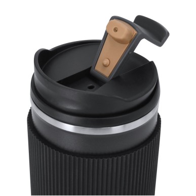 Mirka - Bidon Thermique Acier Inox, 470 ml. Bloc PU, Couverture Flexib