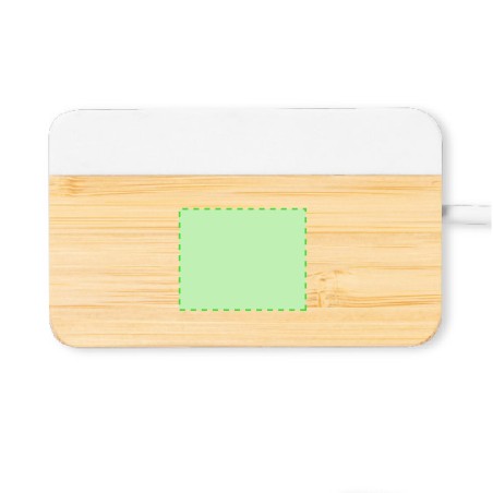Layais - 1 Port Type C. 2 Ports USB 2.0 | Bambou/ Extrait Marbre