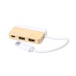 Layais - 1 Port Type C. 2 Ports USB 2.0 | Bambou/ Extrait Marbre