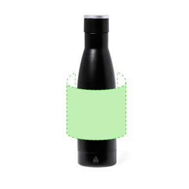 Gregory - Wärme Flasche Reclycling Rostfreier Stahl, 500 ml. Notizbloc