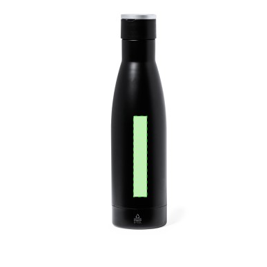 Gregory - Wärme Flasche Reclycling Rostfreier Stahl, 500 ml. Notizbloc