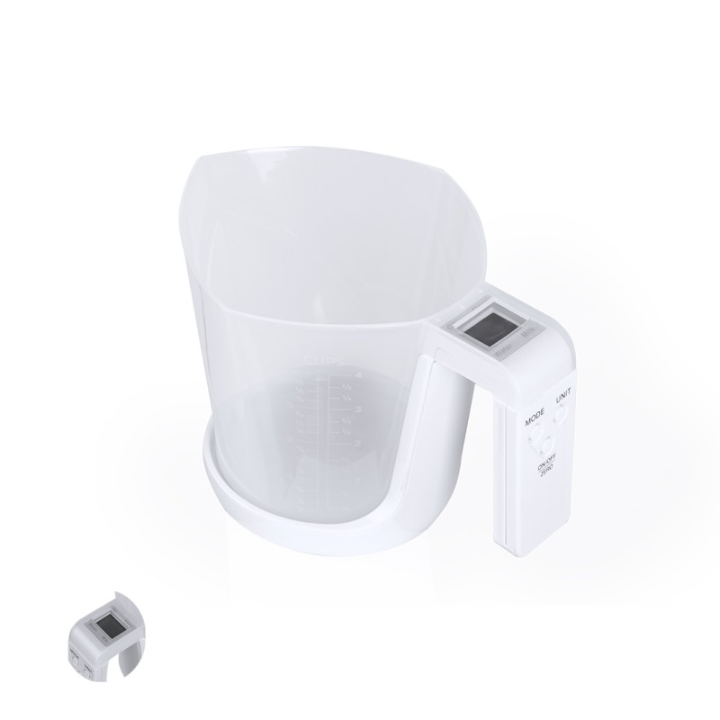 Plazix - 1 L. Max 5 Kg. Knopfzelle Inklusive | PP/ ABS