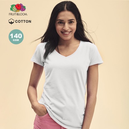 Achetez T-Shirt Femme Blanc Iconic V-Neck pas cher sur Amc Pub
