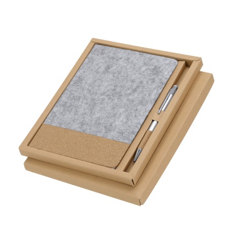 Webermax - Bloc Notes Couverture Rigide. 80 Feuilles. Stylo Aluminium 