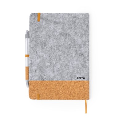 Webermax - Bloc Notes Couverture Rigide. 80 Feuilles. Stylo Aluminium 