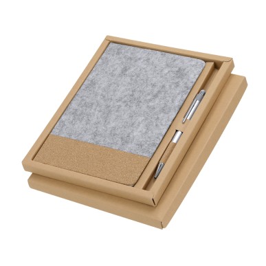 Webermax - Bloc Notes Couverture Rigide. 80 Feuilles. Stylo Aluminium 