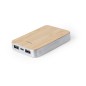 Newin - 5000 mAh. 2 USB Ausgänge. Typ C Ausgänge und Eingang | Reclycling Aluminium/ Bambus Newin - 5000 mAh. 2 USB Ausgänge. Typ C Ausgänge und Eingang | Reclycling Aluminium/ Bambus