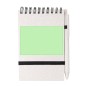 Cosmor - Verre PP, 370 ml. Bloc Paille de Blé/ PP, Couverture Flexible. 70 Feuilles. Stylo Paille de Blé/ PP
