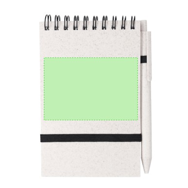 Cosmor - Verre PP, 370 ml. Bloc Paille de Blé/ PP, Couverture Flexible