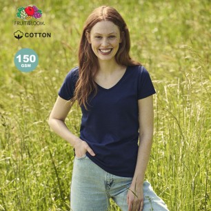 Achetez T-Shirt Femme Couleur Iconic V-Neck pas cher sur Amc Pub