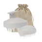 Puxar - Brosse Démêlante. Émulsionneur. Étui Polyester RPET | Paille de Blé/ ABS