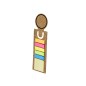 Rusnik - 13 cm und 5". 15 Haftnotizen 4 x 4,45 cm. 75 Mini Haftnotizen 1,2 x 4,5 cm | Kork