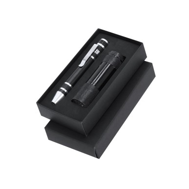 Lipan - Multi Outils 6 Accessoires. Lampe 9 Leds. 3 Piles AAA Non Incl