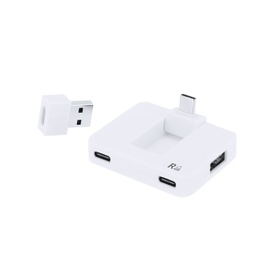 Baycen - 2 Hubs Typ C. 2 Hubs USB 2.0 | Reclycling ABS