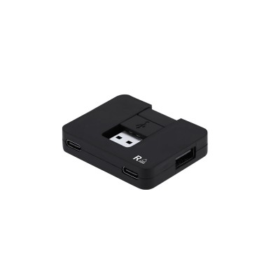 Baycen - 2 Hubs Typ C. 2 Hubs USB 2.0 | Reclycling ABS