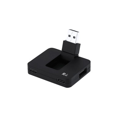 Baycen - 2 Hubs Typ C. 2 Hubs USB 2.0 | Reclycling ABS