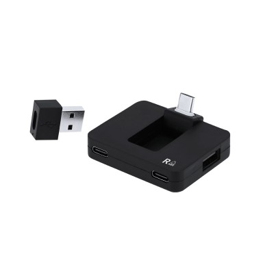 Baycen - 2 Hubs Typ C. 2 Hubs USB 2.0 | Reclycling ABS